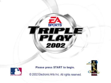 Triple Play 2002 (USA) screen shot title